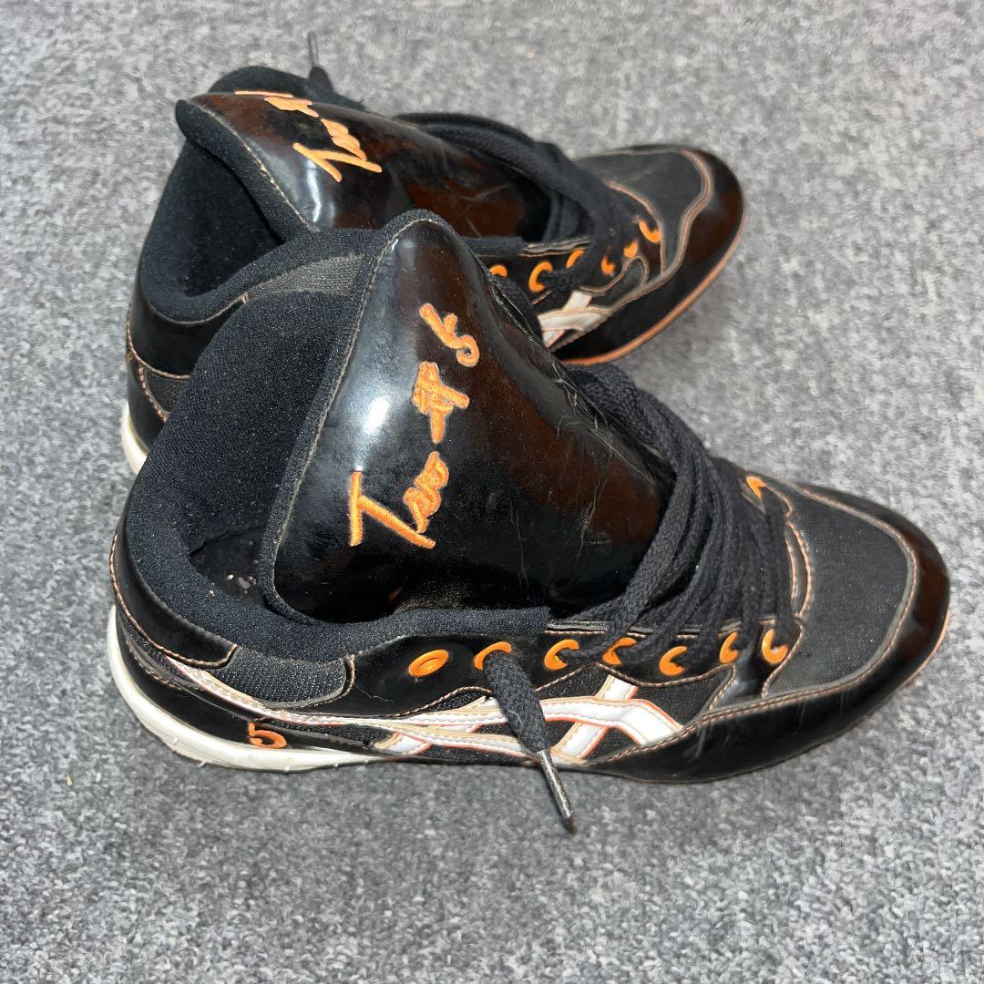 早いもの勝ち　希少　レア　新庄剛志　スパイク　新庄　5 黒　オレンジ　26センチ