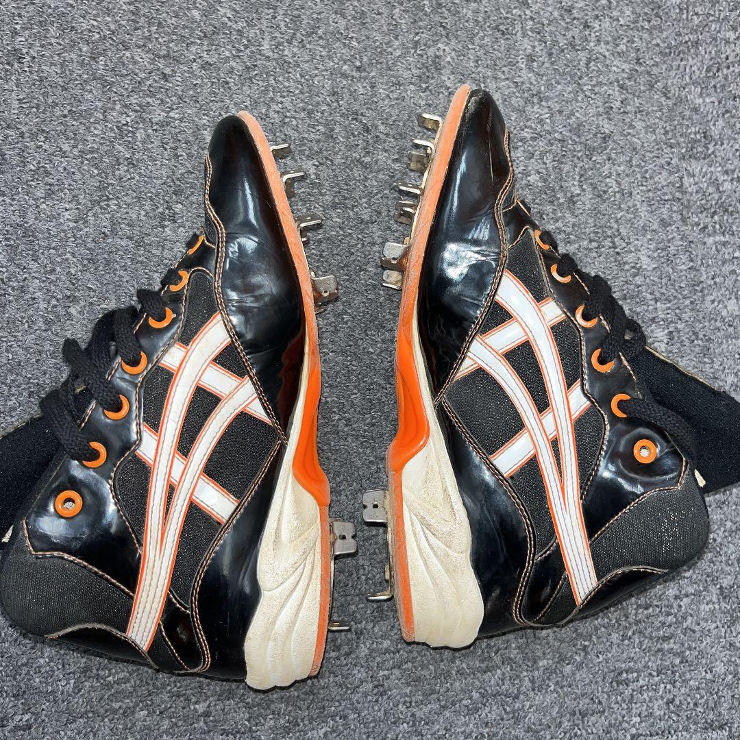 早いもの勝ち　希少　レア　新庄剛志　スパイク　新庄　5 黒　オレンジ　26センチ