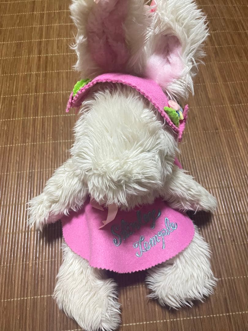 レア　Shirley Temple 非売品 うさぎぬいぐるみ　ノベルティ