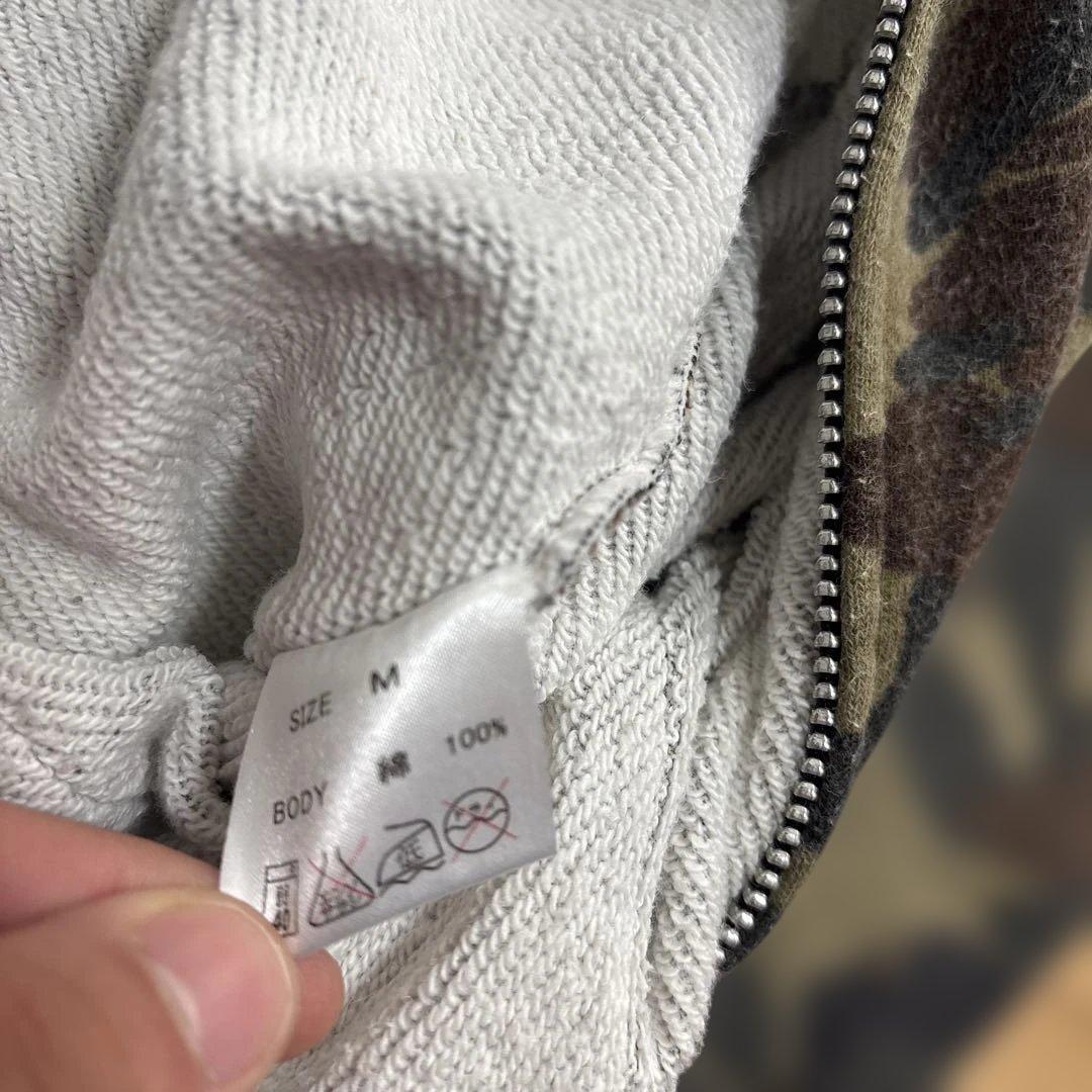 値下不可　Megabass 迷彩パーカー mb メガバス