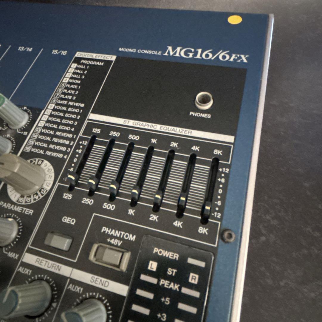 【美品】YAMAHA MG16/6FX アナログミキサー ミキシングコンソール