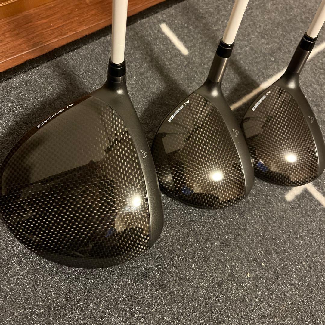 Callaway PARADYM Ai SMOKE ドライバー ３Ｗ　５Ｗ