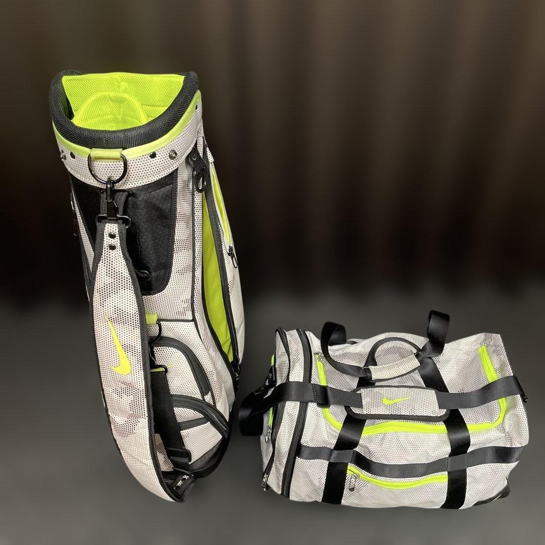 ナイキ6点セットキャディバッグボストンバッグ新品アイアンカバー新品ネームタグ付き