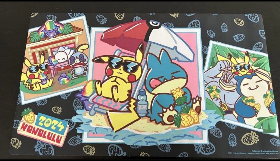 ポケモンカード WCS2024 ホノルル プレイマット ピカチュウ ゴンベ 2