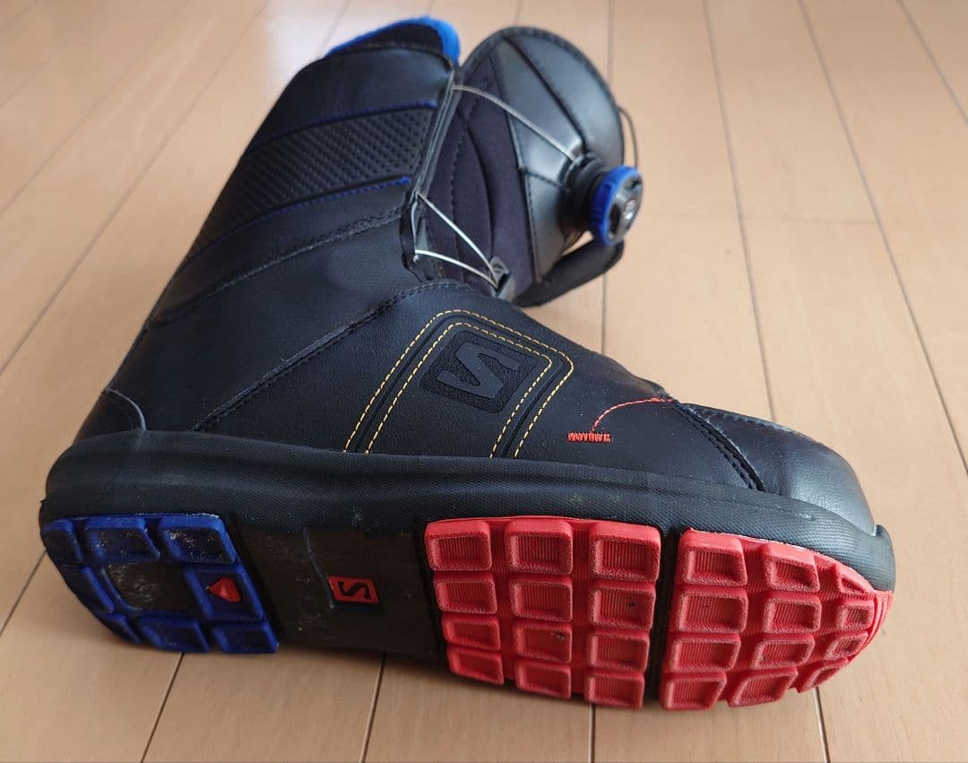 SALOMON スノーボードブーツ 黒/青 MANTIS