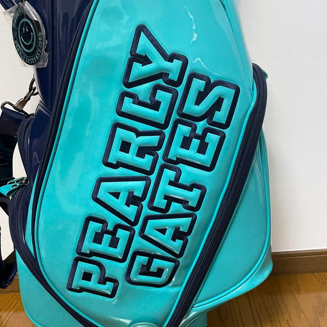 パーリーゲーツ　PEARLY GATES キャディバッグ　ターコイズブルー