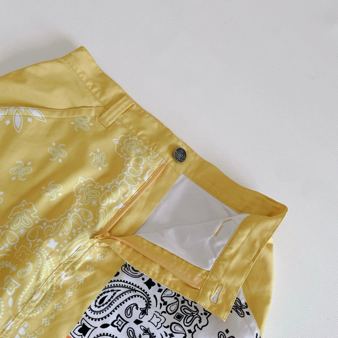 ラッセルノ ルチャ 1/S スカート 総柄 ペイズリー インナーパンツ付