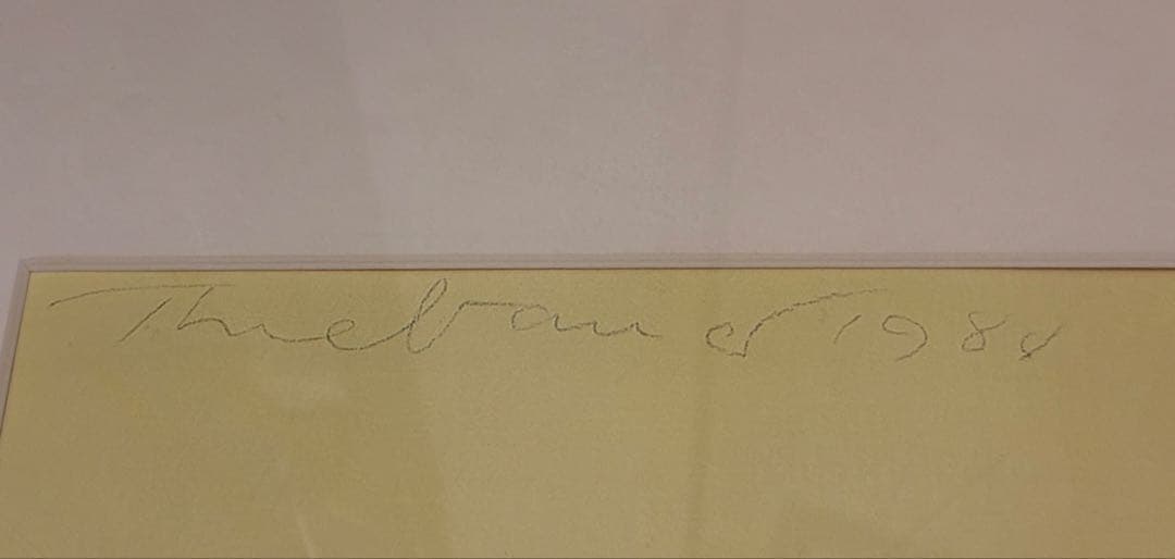 MICKEY MOUSE BY WAYNE THIEBAUD 額入り