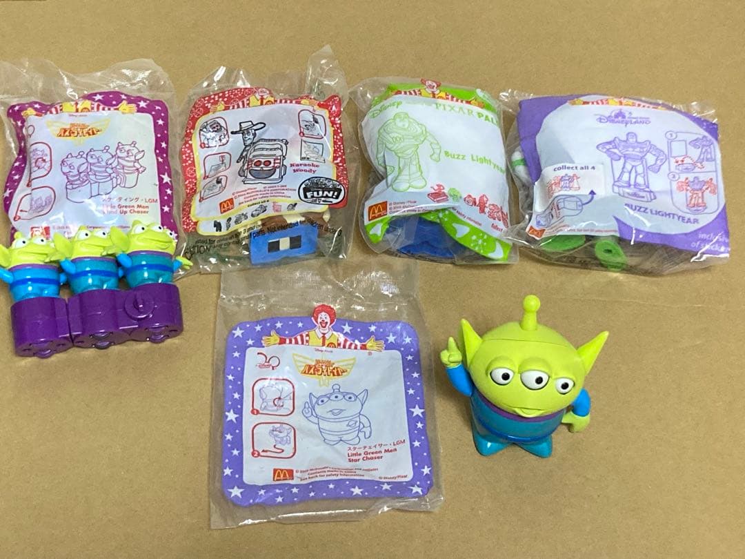 日*4様 トイ・ストーリー まとめセット ウッディ バズ・ライトイヤー エイリア