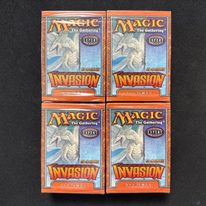 MTG インベイジョン トーナメントパック 4箱セット 日本語版 未開封