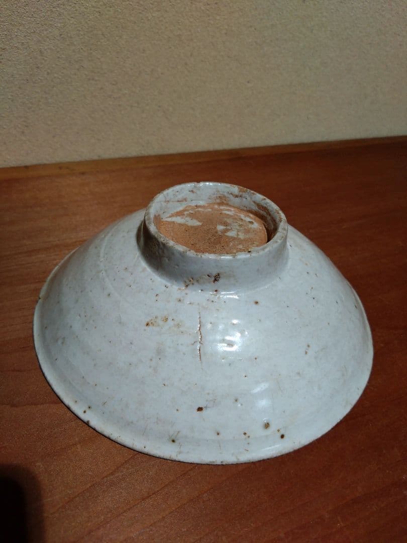 珠光青磁 平茶碗 米色青磁