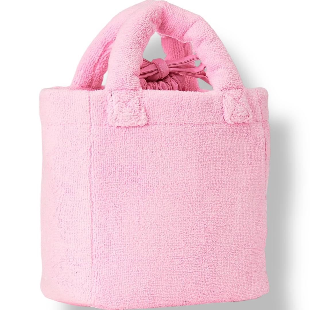 新品 パーリーゲイツ パイルカートBAG ロゴ刺繍 090 ペールピンク系