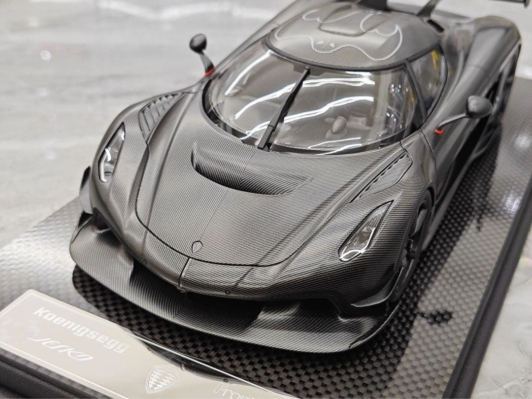 新品 FrontiArt 1/18 ケーニグセグ jesko ブラックカーボン