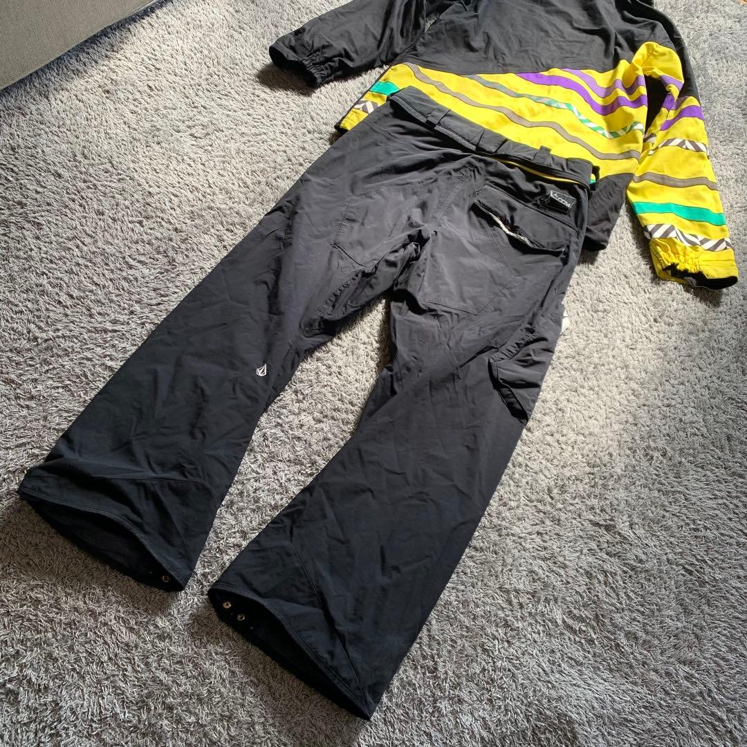 【即日発送】スノーボードウェア ブラック/イエロー/パープル