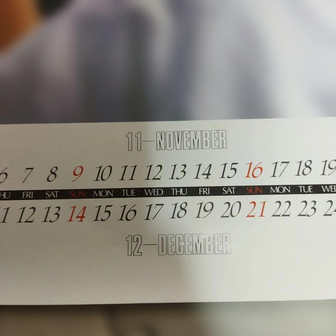 岡田有希子 1986年 カレンダー