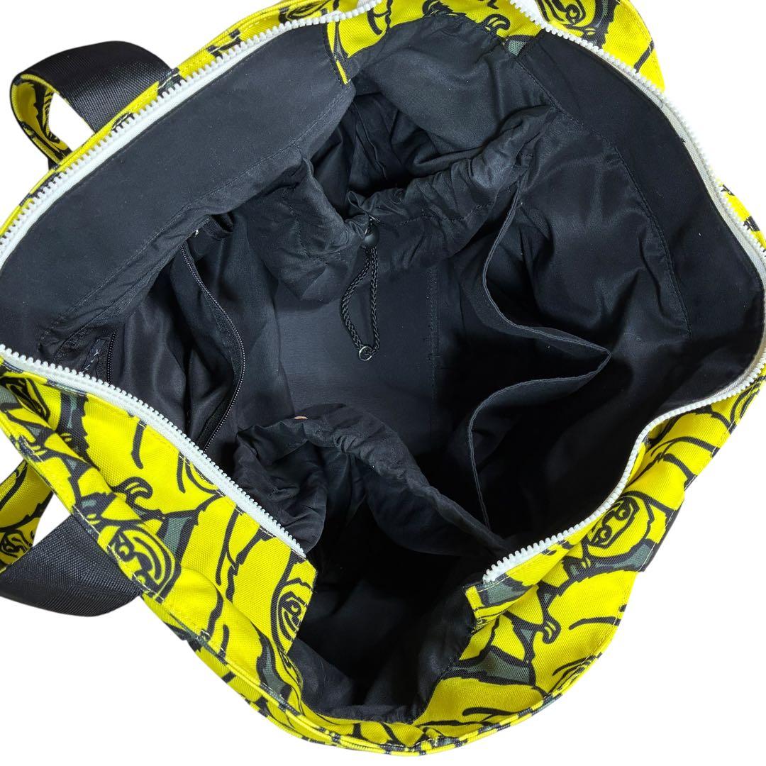 PEARLYGATES トートバッグ　ゴルフバッグ　なまけもの　総柄 大容量