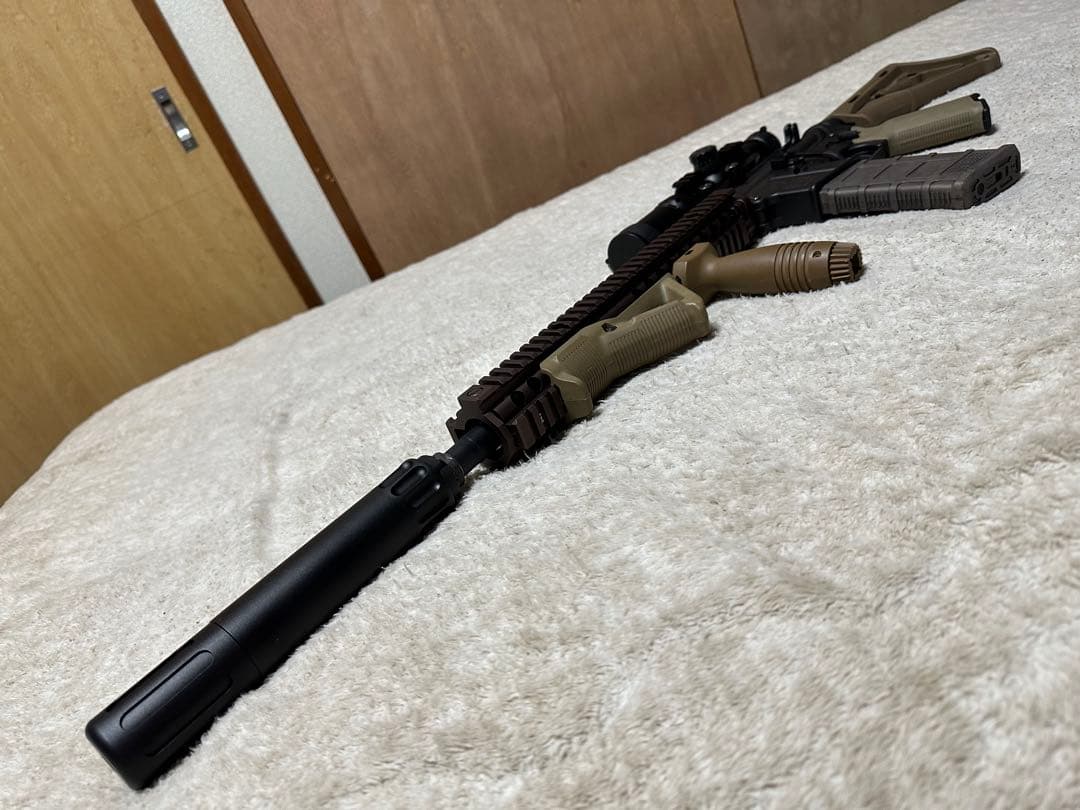 東京マルイ M4A1 MWS ガスブローバック カスタム MK18 付 属品多数