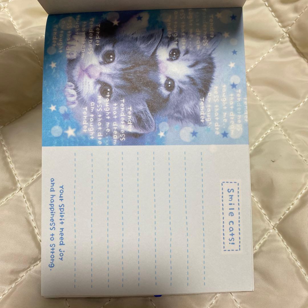 にゃんこ メモ帳 クーリア　平成レトロ　ラブ友　一期一会　蝶々　CRUX