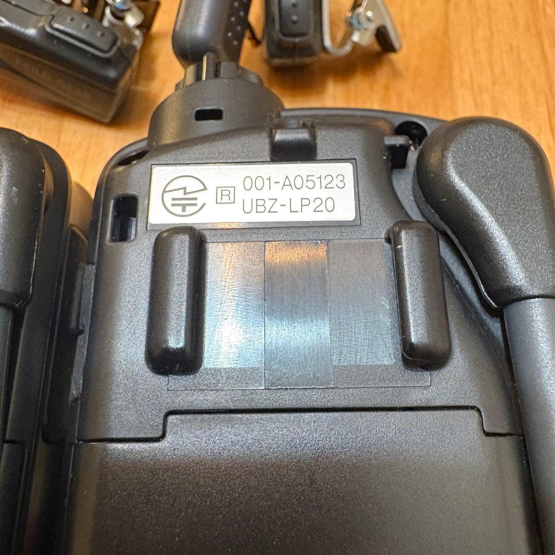 KENWOOD UBZ-LP20 トランシーバー イヤホン付き　3台　電池式