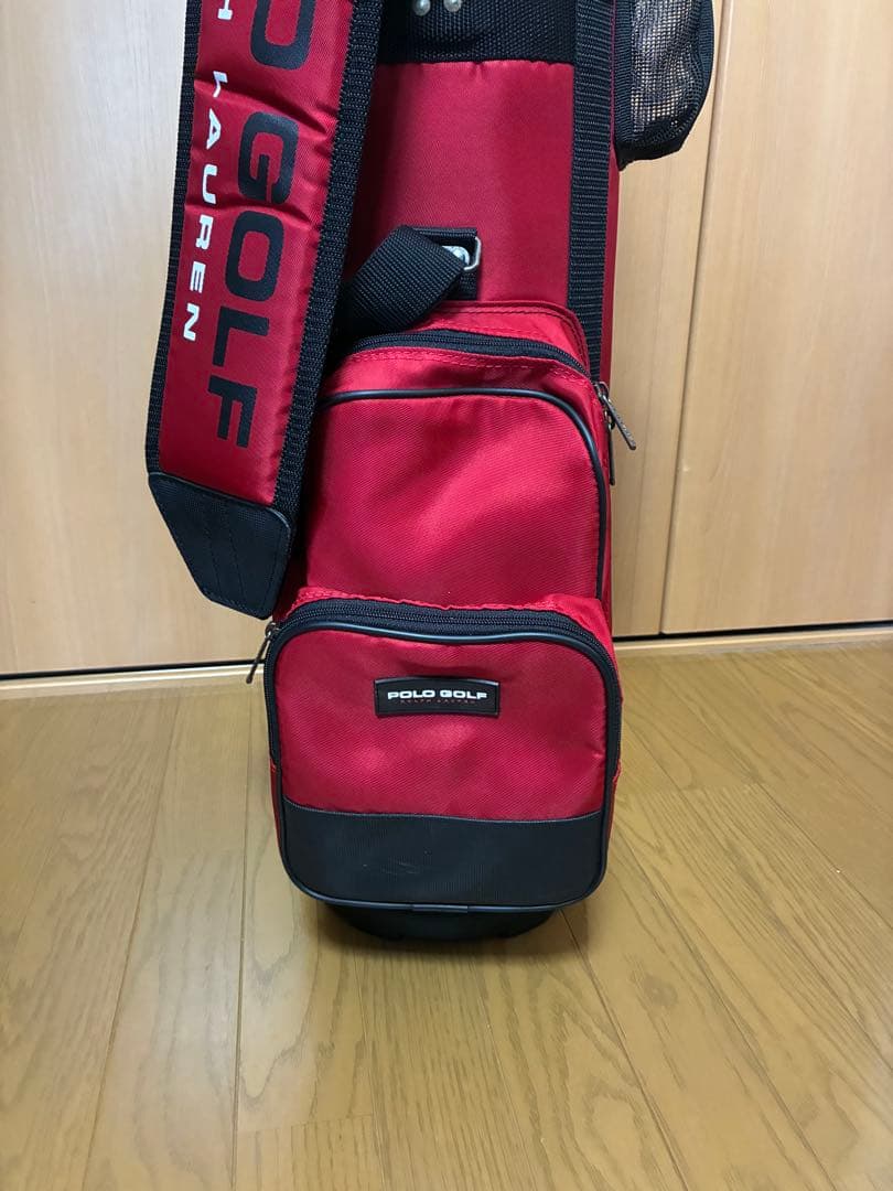 POLO GOLF 赤 キャディバッグ