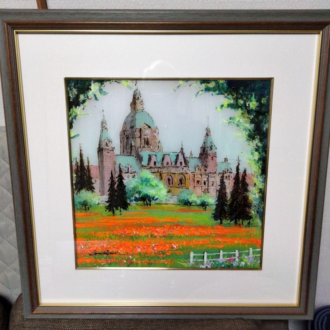 大野剛正[アマポーラの咲く頃]8号アクラス画