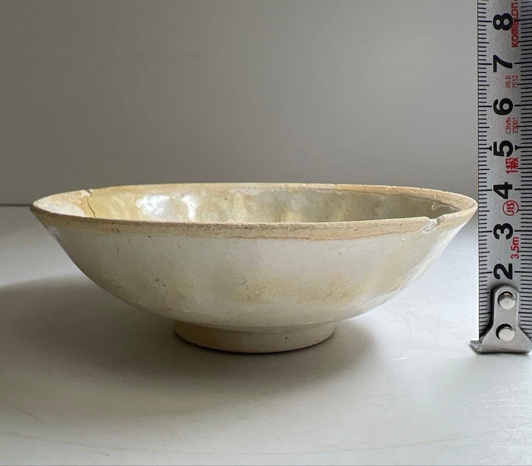 中国宋時代　青白磁青影鉢茶碗　口径11.3㎝　東Y8-0203☆2F