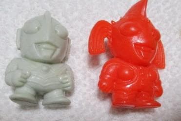 ソフビ（消しゴム？）９点 ウルトラ怪獣 ウルトラの母(マリー) レッドキング