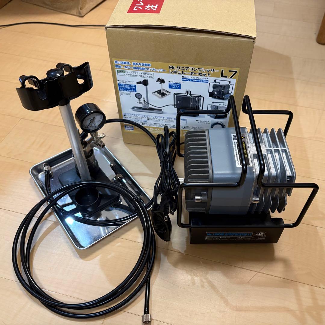 GSIクレオス Mr.リニアコンプレッサーL7/圧力計付レギュレーターセット