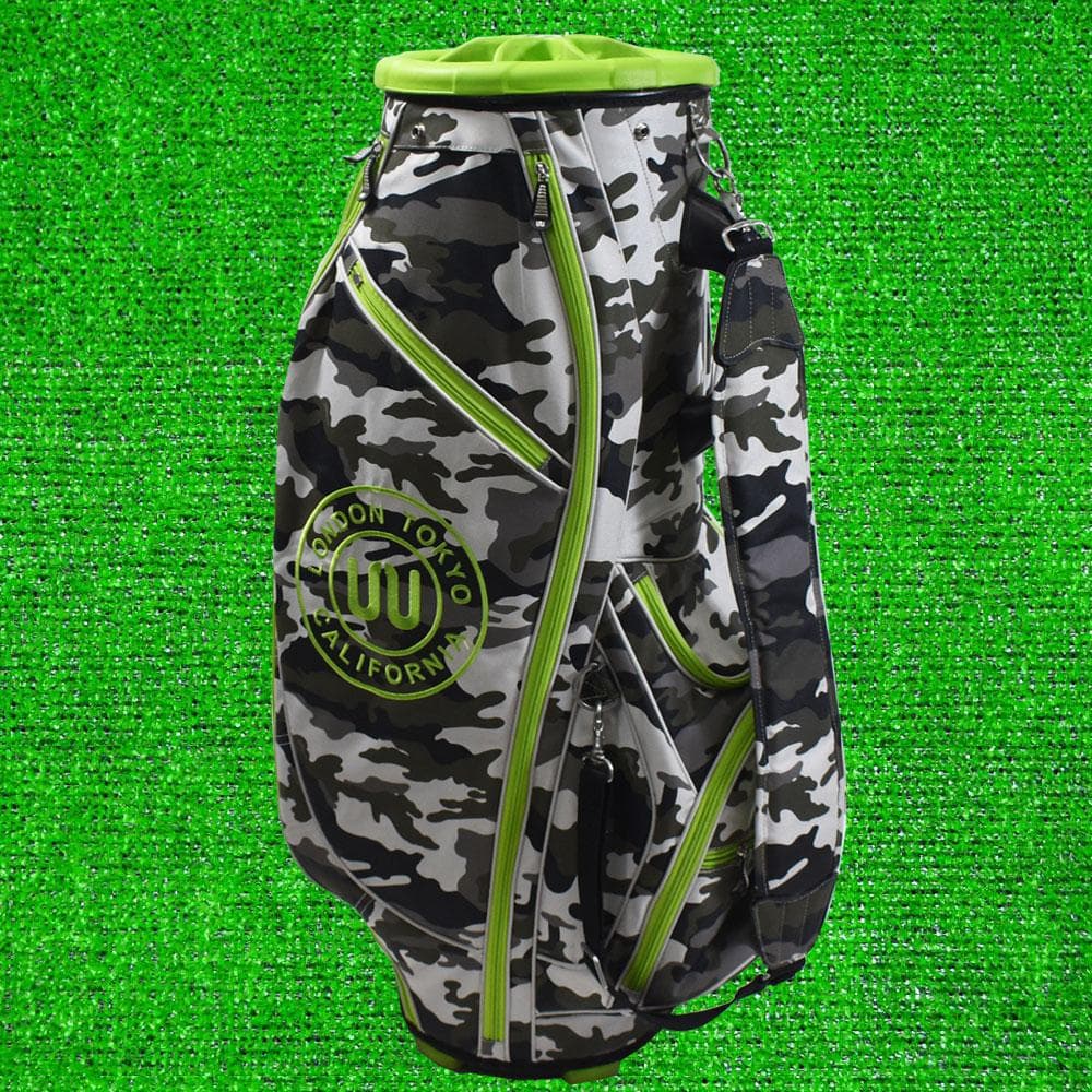 OWL/オウル ゴルフ 回転式トップ キャディバッグ【カモ】訳あり品！