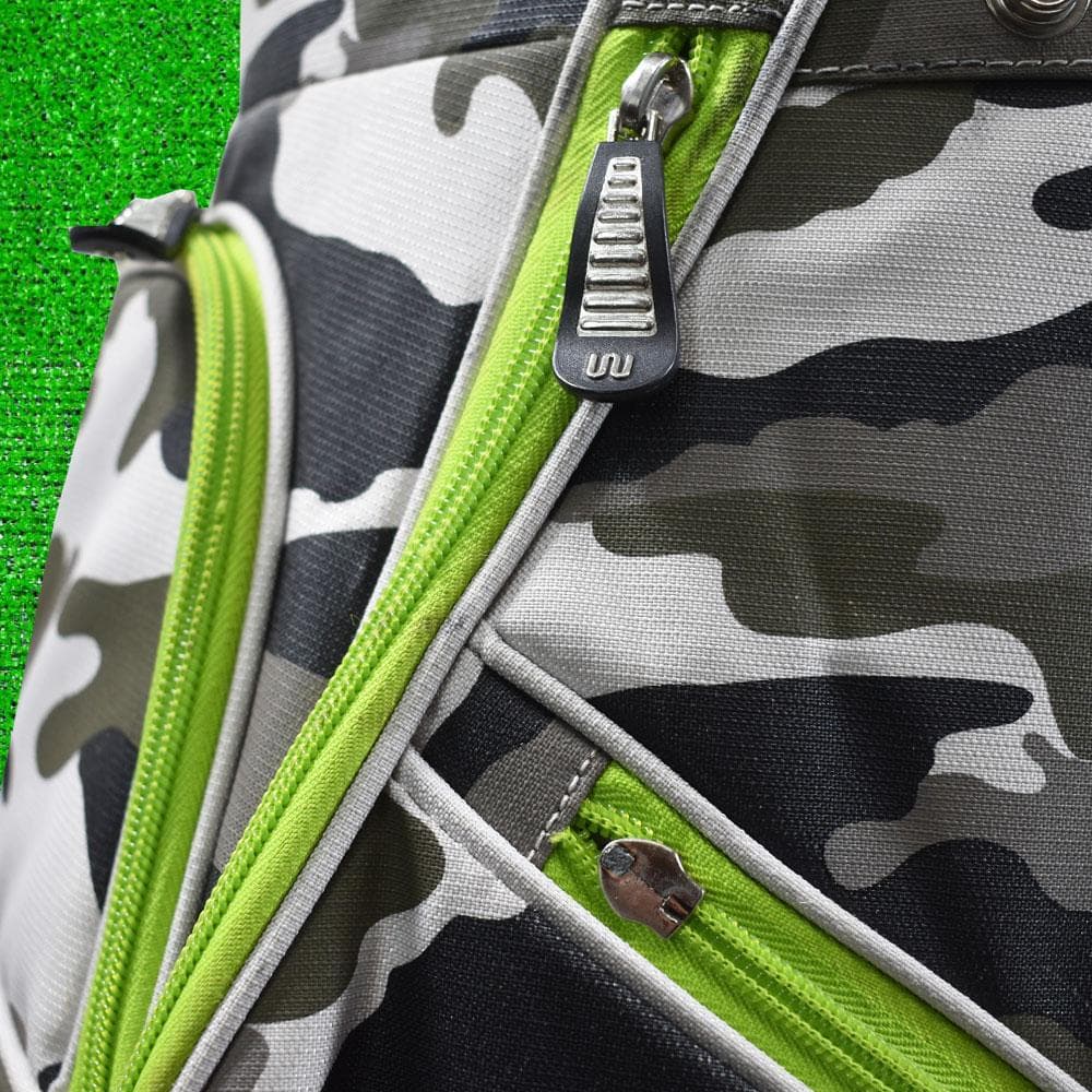 OWL/オウル ゴルフ 回転式トップ キャディバッグ【カモ】訳あり品！