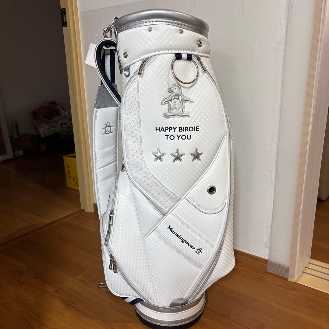 Munsingwear ゴルフバッグ ホワイト