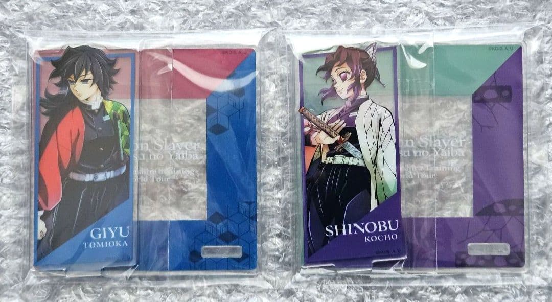 鬼滅の刃　ワールドツアーカフェ2024 アクリルコースター　義勇　不死川　無一郎