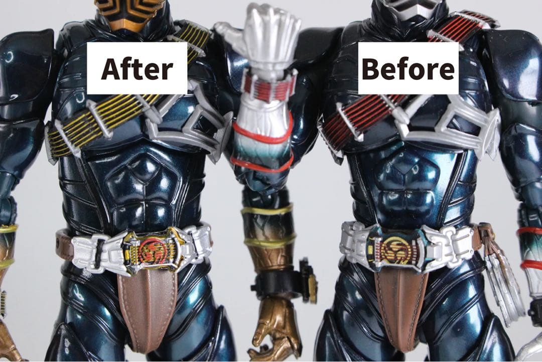 【新品】フィギュアーツ真骨彫に使用可！　仮面ライダー響鬼系改造腹部　響鬼紅用