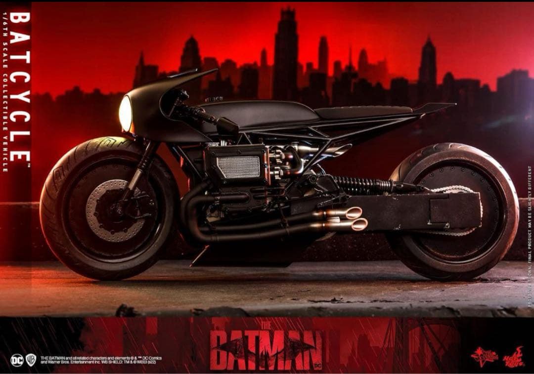 ホットトイズ ムービーマスターピース 1/6 バットマン ＆ バットサイクル