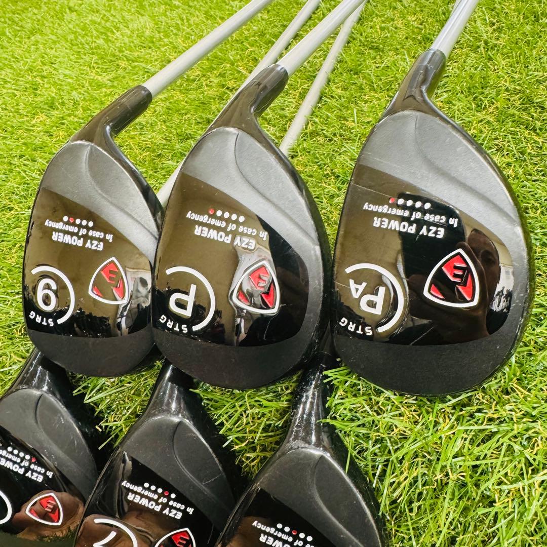 【男性用】EZY POWER ユーティリティ型アイアンセット ６本