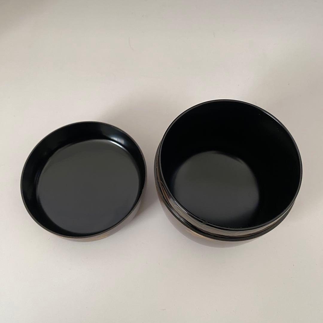 ◆輪島塗 大棗 千鳥 平野桂山 茶道具 美品