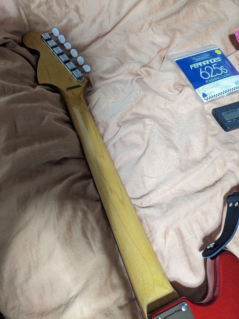 限定版 けいおん！中野梓 モデルギター 中古美品 ソフトケース シール ピック有