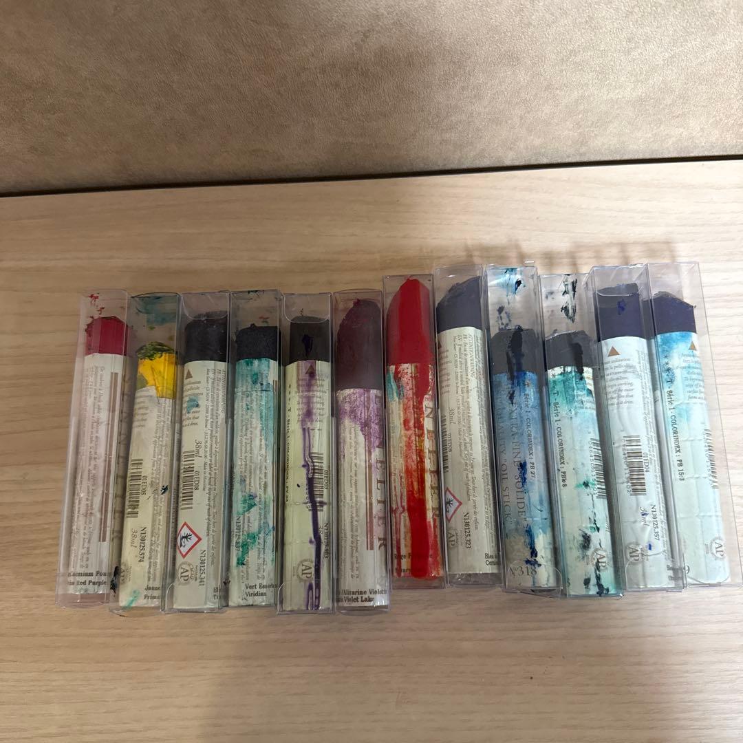 セヌリエ（SENNELIER）オイルスティック 12本まとめ売り