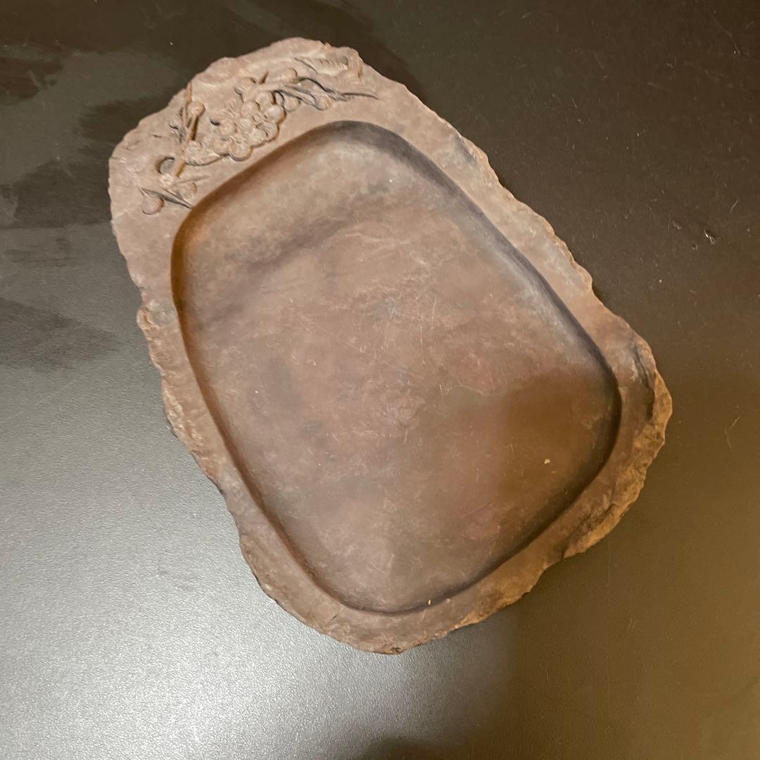 端渓硯　箱付　書道　墨　B