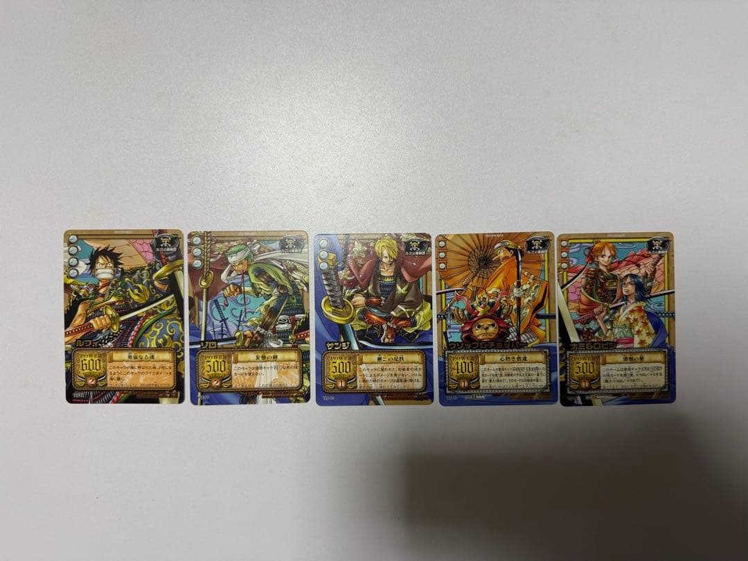 【希少】　旧ワンピースカード　2004年限定品　ルフィ海賊団5枚セット