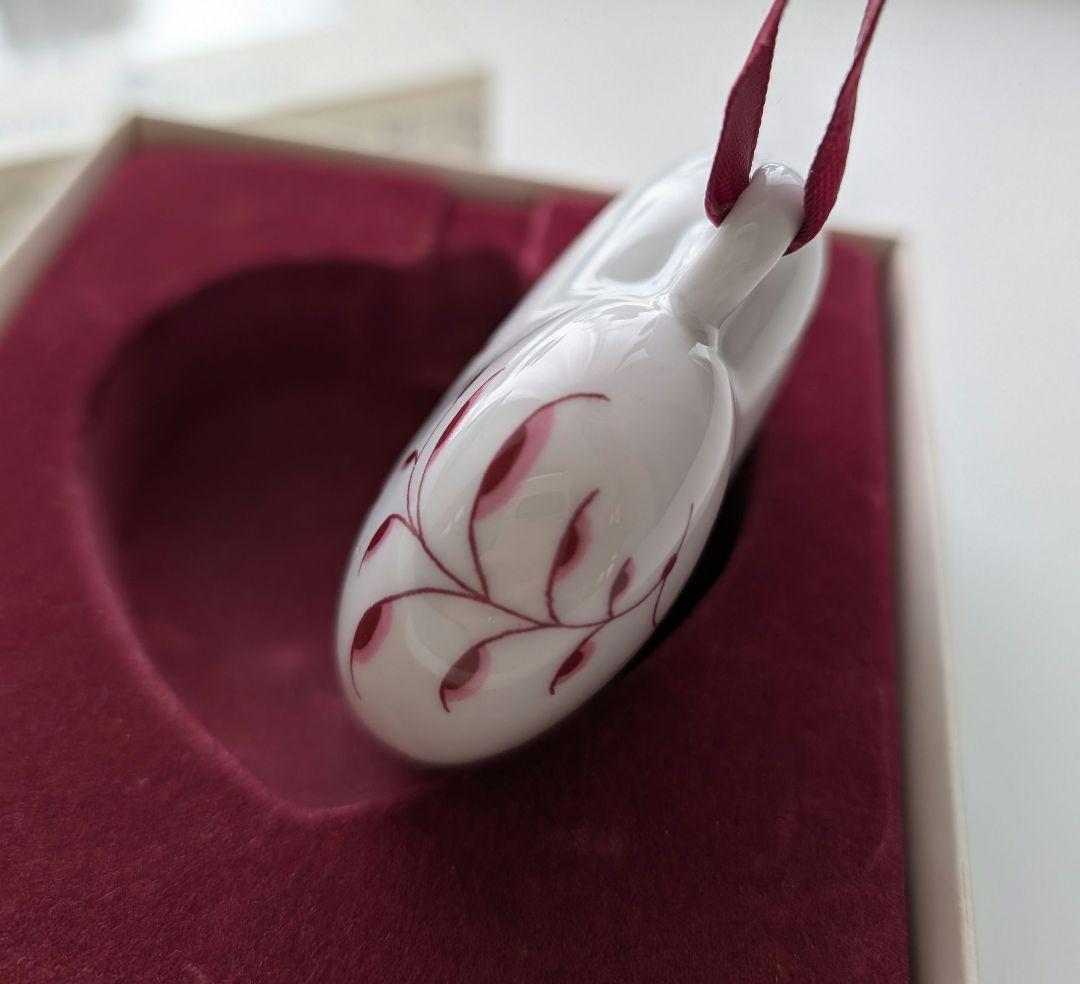 ロイヤルコペンハーゲン オーナメント アニュアルハート パープルローズ