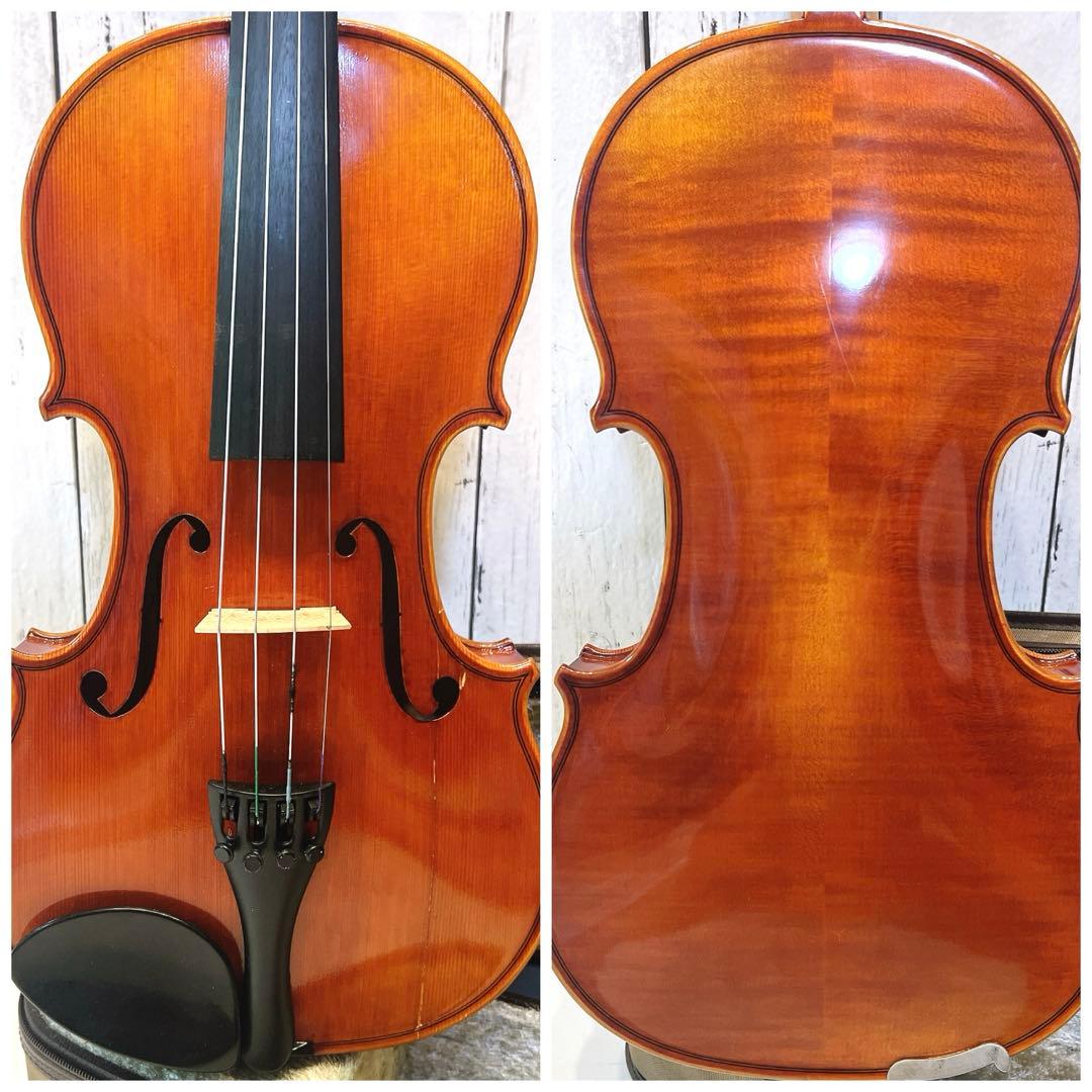 SUZUKI NO.520 4/4 バイオリン　1985年　スズキ　虎杢