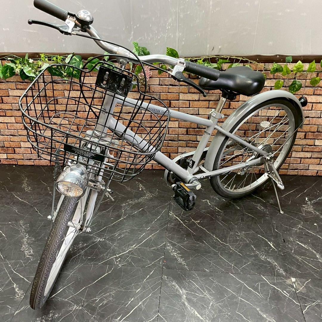 【92】子供用自転車 子供車 innovation factory グレー