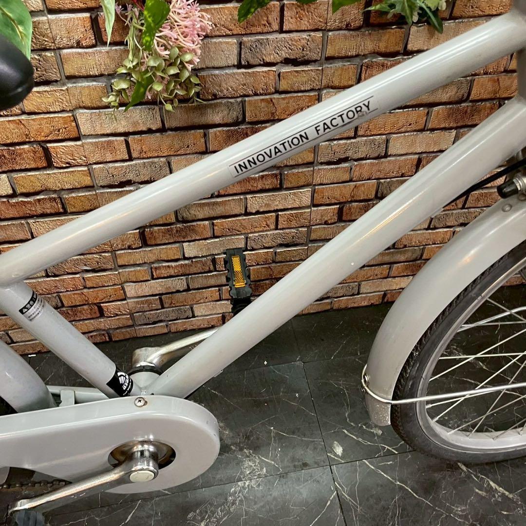 【92】子供用自転車 子供車 innovation factory グレー