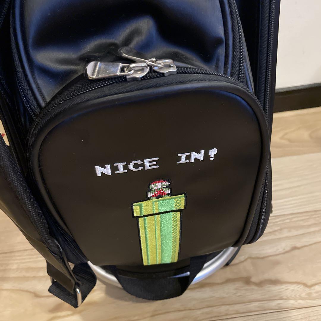 スーパーマリオブラザーズ ゴルフバッグ 黒