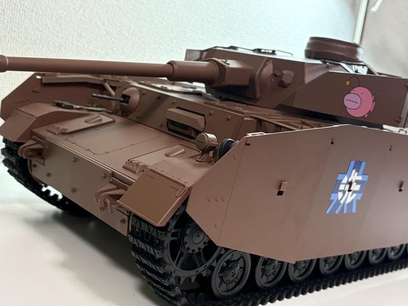 完成品☆アシェット　Ⅳ号戦車H型（D型改）をつくる　ガールズ＆パンツァー