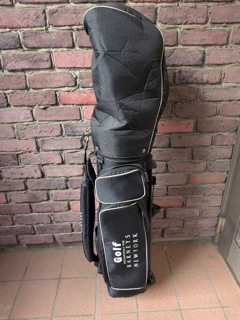 BARNEYS NEW YORK ゴルフバッグ ブラック