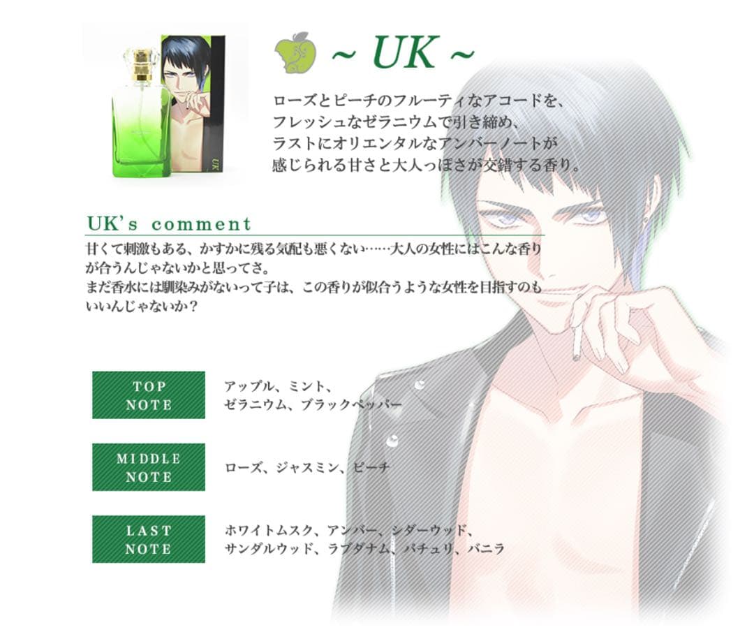 DYNAMIC CHORD 香水　青井有紀　UK 未開封　フレグランス　ダイナー