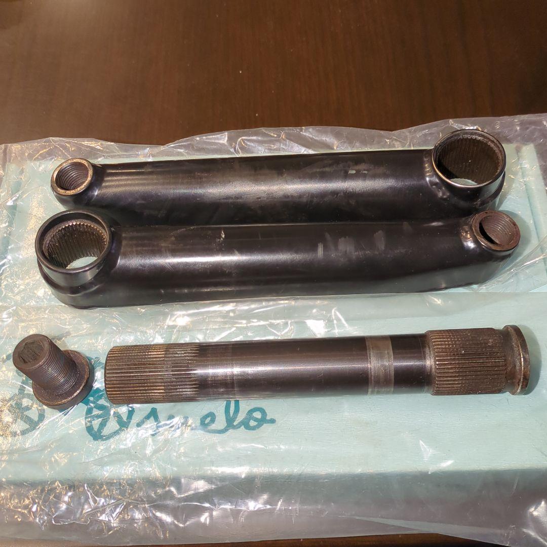 BMX suelo 160ミリ クランクセット 黒