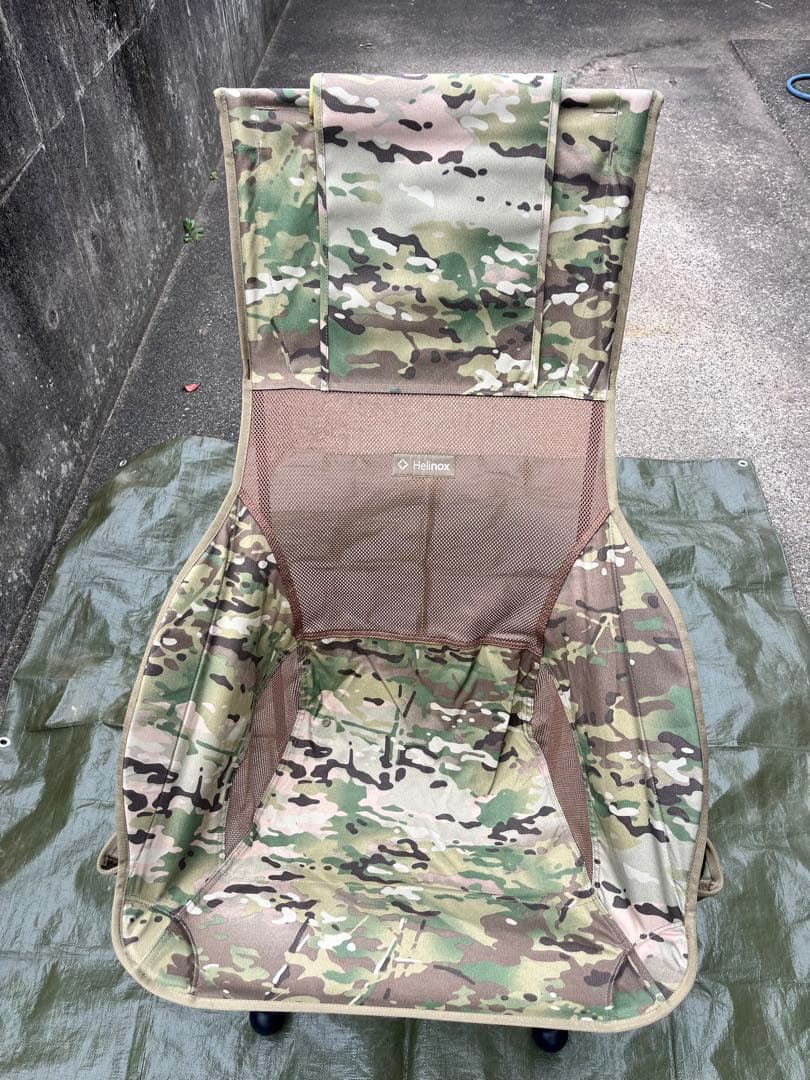 【ほぼ未使用】ヘリノックス サバンナチェア カモ柄 チェアカバー、脚カバー付き